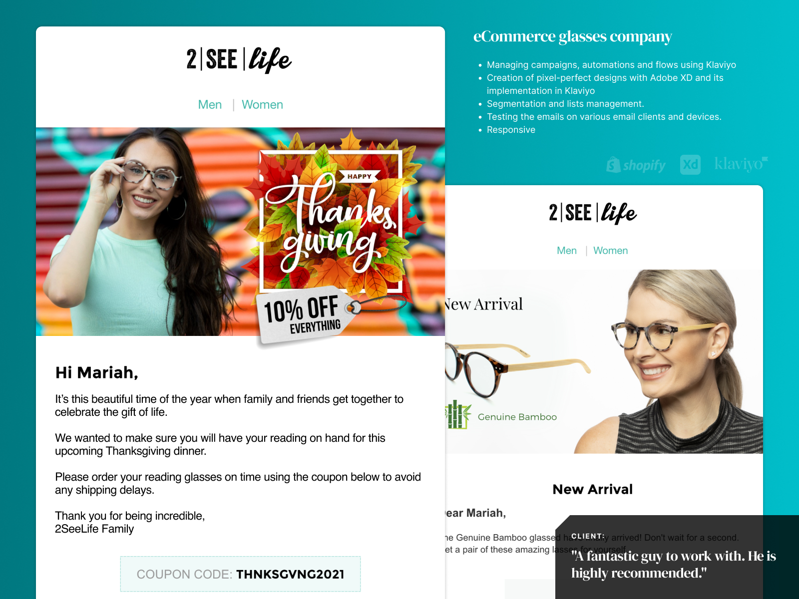 Glasses eCommerce