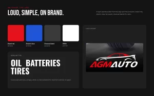 Billboard colour palette, headline type and logo lockup