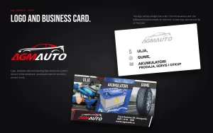 Logo and double-sided business card