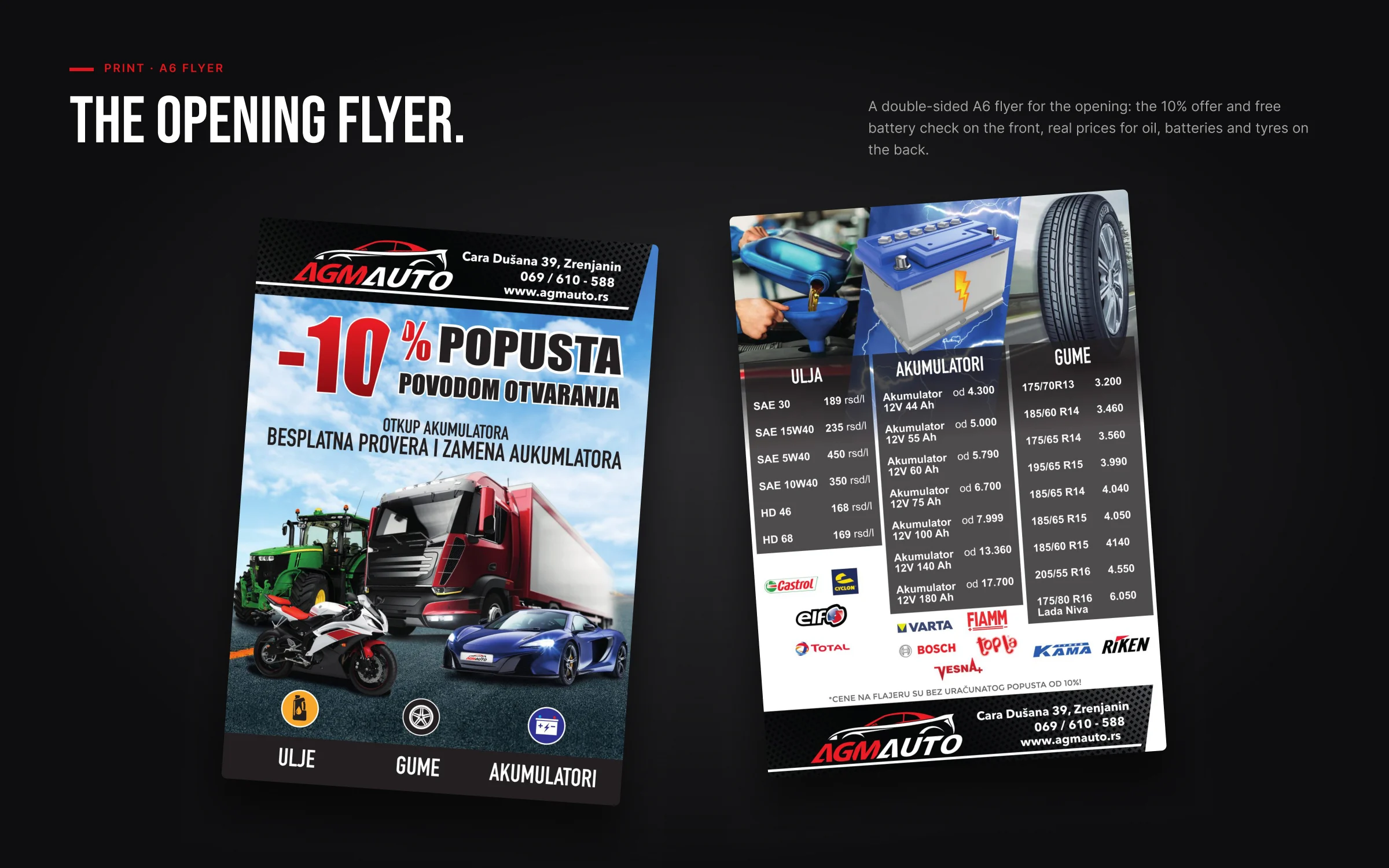 Opening flyer