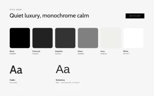 Style guide: colours and typography