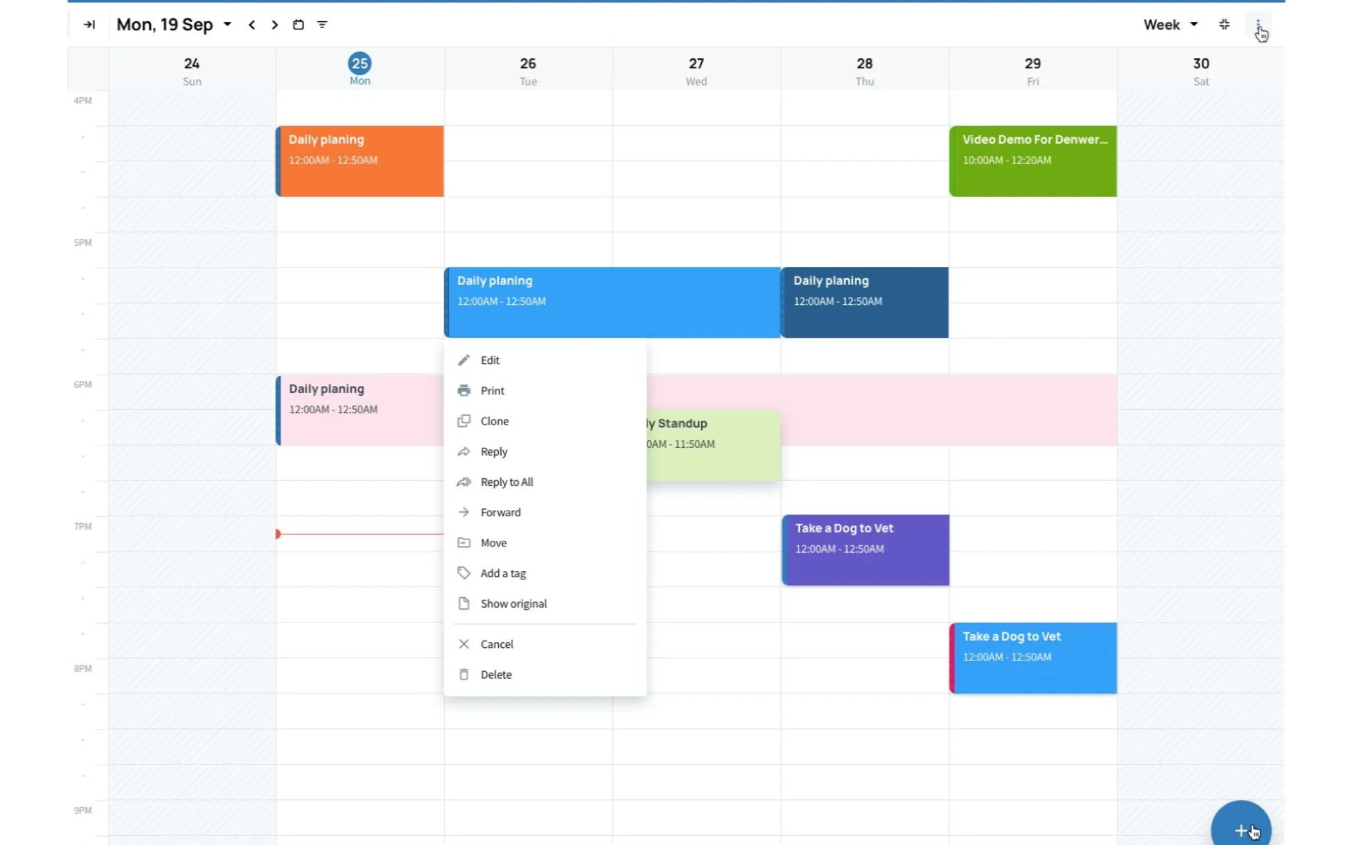 Month view