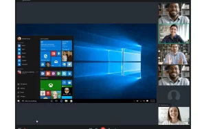 Enterprise communication app: Screen sharing