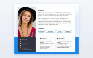 Enterprise contacts app: User persona