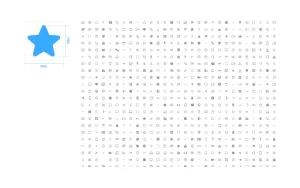 Enterprise design system: Icon set: 900+ custom icons