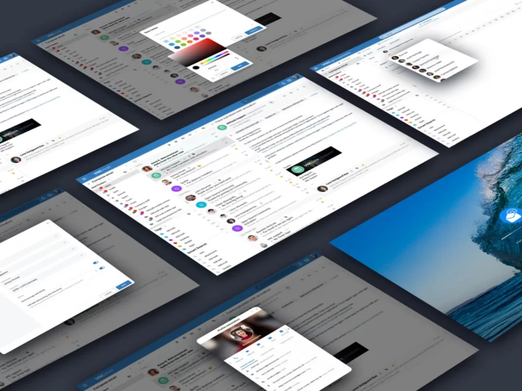Enterprise email client: UX/UI for web, desktop & mobile