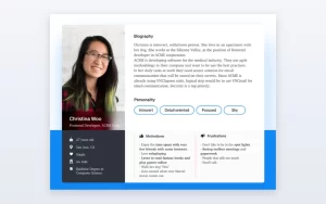 Enterprise email app: User persona