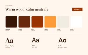 Style guide: colours and typography