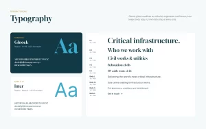 Styleguide: typography with Gloock and Inter