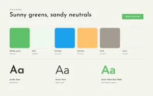 Style guide: colours and typography