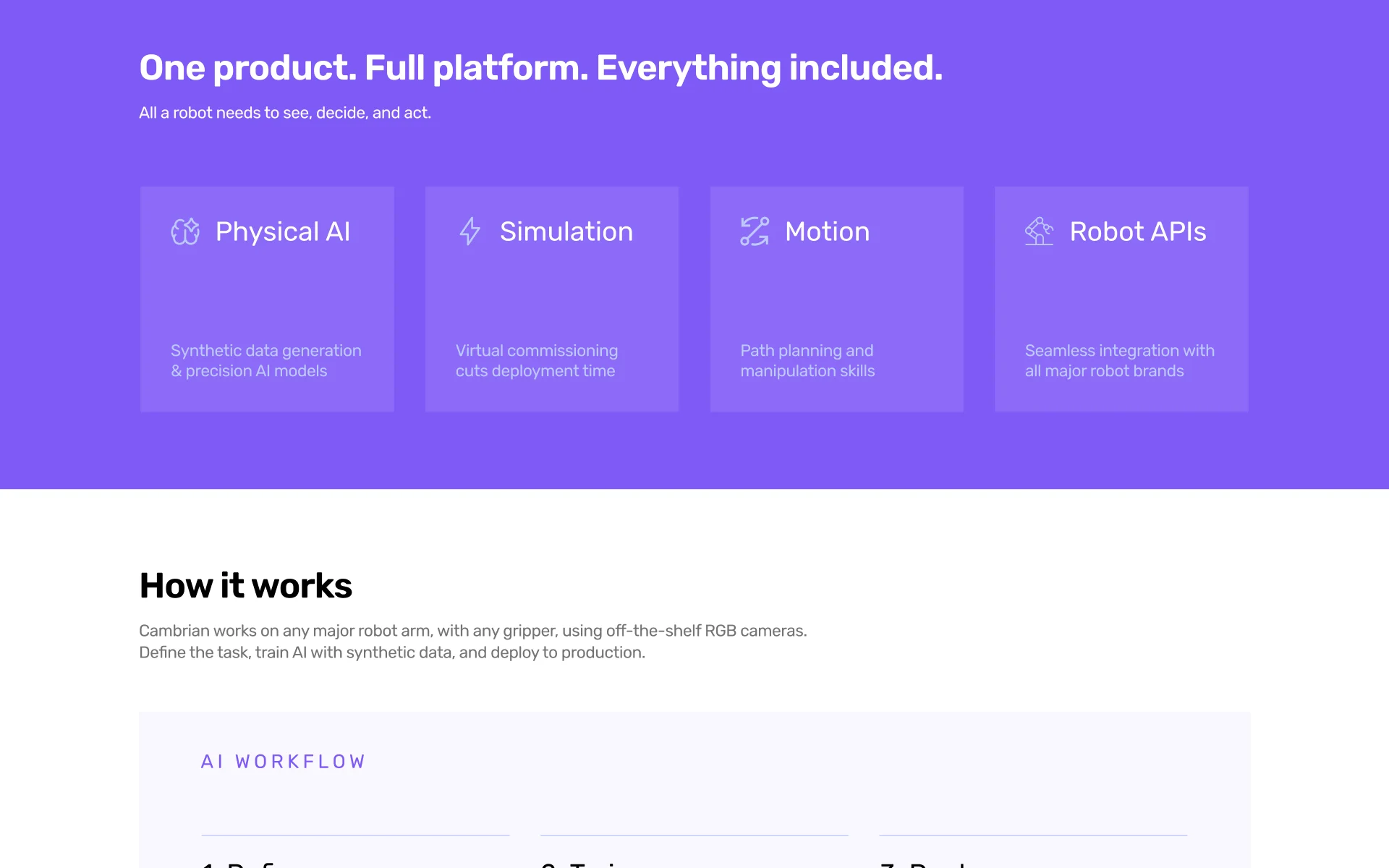 Platform & AI workflow