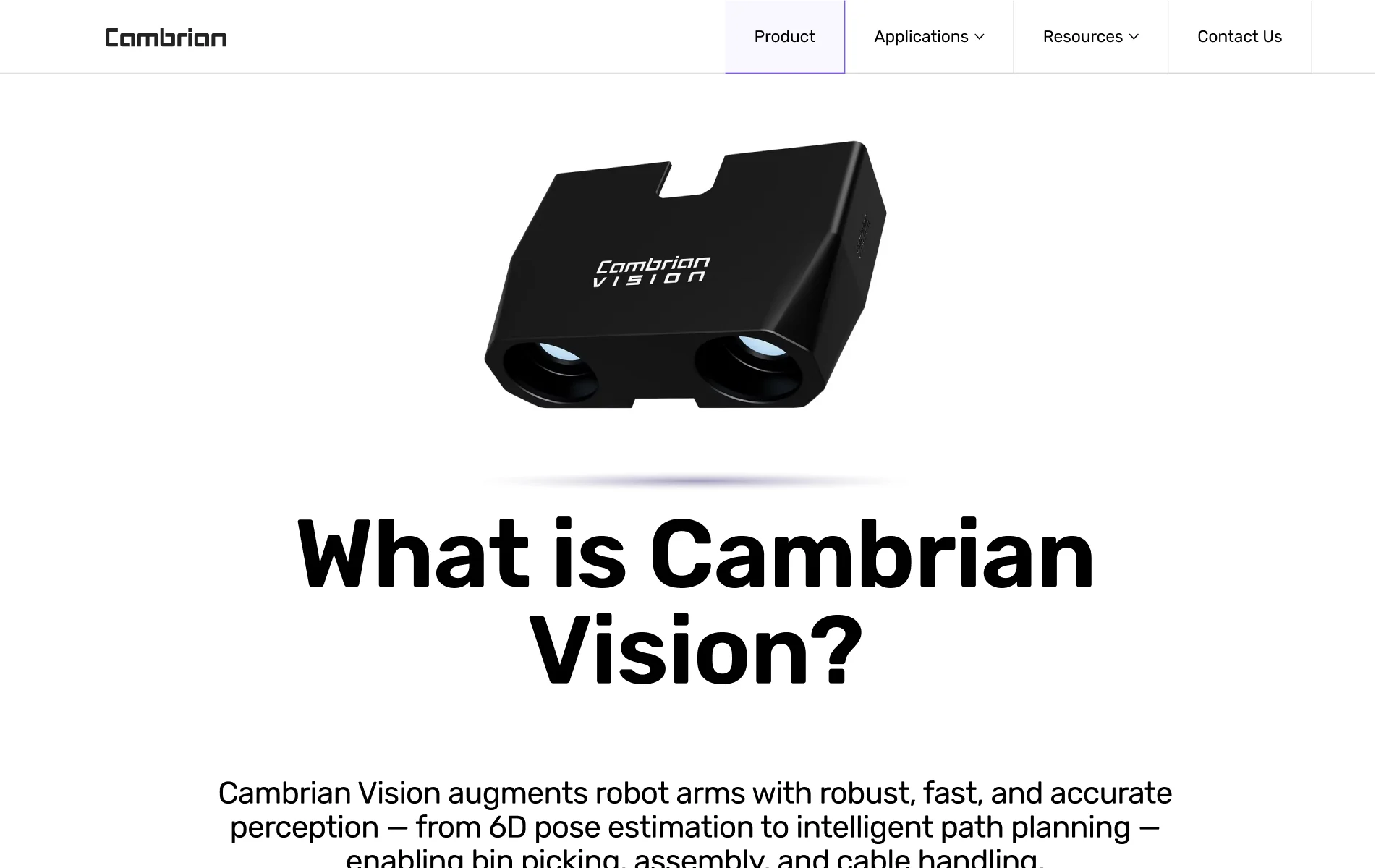 Product page