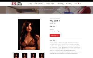Single product page